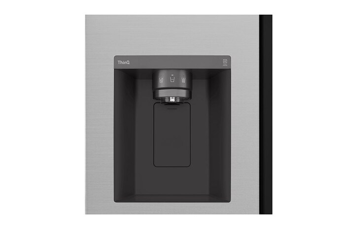 LG 635L InstaView™ Side by Side (Prime Silver), Energiklass E, Vatten/is med röranslutning, Smart Diagnosis™ med Wi-Fi, GSGV80PYLL