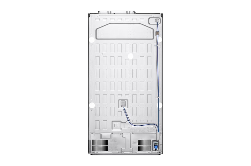 LG 635L InstaView™ Side by Side (Prime Silver), Energiklass E, Vatten/is utan röranslutning, Smart Diagnosis™ med Wi-Fi, GSGV81PYLL