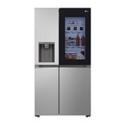 LG 635L InstaView™ Side by Side (Prime Silver), Energiklass E, Vatten/is utan röranslutning, Smart Diagnosis™ med Wi-Fi, GSGV81PYLL