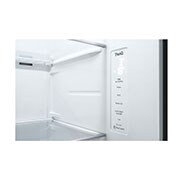 LG 635L InstaView™ Side by Side (Prime Silver), Energiklass E, Vatten/is utan röranslutning, Smart Diagnosis™ med Wi-Fi, GSGV81PYLL