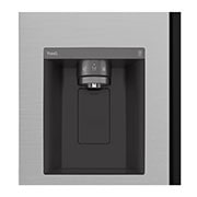 LG 635L InstaView™ Side by Side (Prime Silver), Energiklass E, Vatten/is utan röranslutning, Smart Diagnosis™ med Wi-Fi, GSGV81PYLL