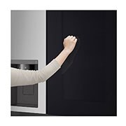 LG 635L InstaView™ Side by Side (Prime Silver), Energiklass E, Vatten/is utan röranslutning, Smart Diagnosis™ med Wi-Fi, GSGV81PYLL