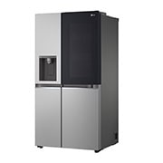 LG 635L InstaView™ Side by Side (Prime Silver), Energiklass E, Vatten/is utan röranslutning, Smart Diagnosis™ med Wi-Fi, GSGV81PYLL
