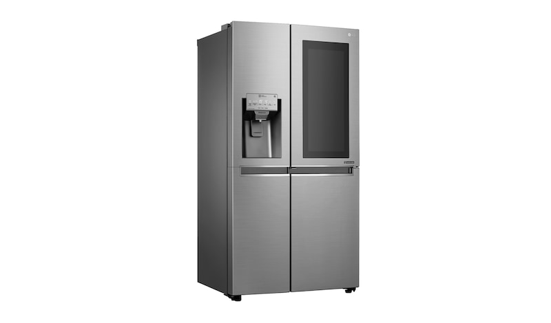 LG 625L InstaView Door in Door™ Side by Side (Shiny Steel) -  Energiklass F, Vatten/is utan röranslutning, Smart Diagnosis™ med Wi-Fi, GSI961PZAZ