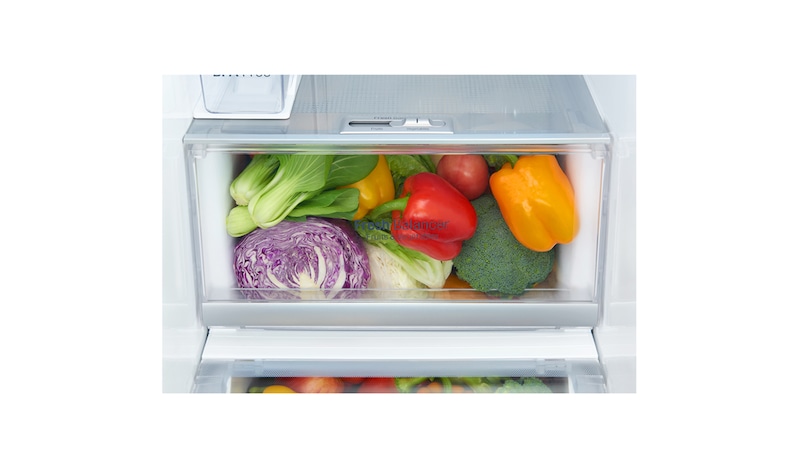 LG 625L InstaView Door in Door™ Side by Side (Shiny Steel) -  Energiklass F, Vatten/is utan röranslutning, Smart Diagnosis™ med Wi-Fi, GSI961PZAZ