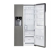 LG 606L Door in Door™ Side by Side (Mörkgrå) - Energiklass F, Vatten/is utan röranslutning, Smart Diagnosis™, GSJ361DIDV