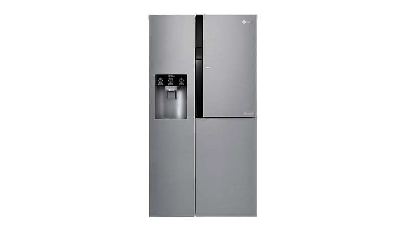 LG Side-by-Side med stor kapacitet,  vattenanslutning och uppgraderad Door-in-Door™, GSJ560PZXV