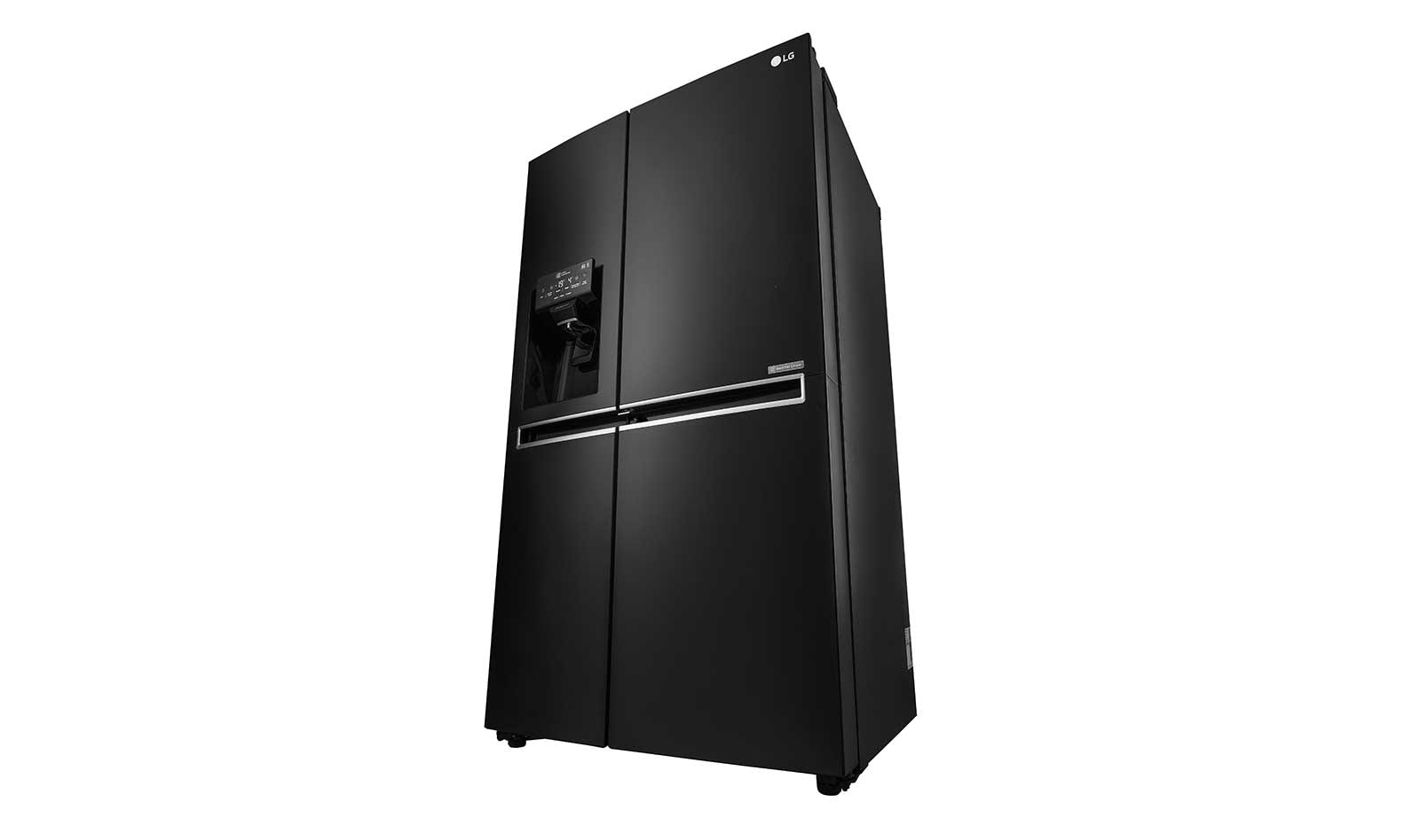 LG 625L Door in Door™ Side by Side (Svart) - Energiklass F, Vatten/is via röranslutning, Smart Diagnosis™ med Wi-Fi, GSJ760WBXV