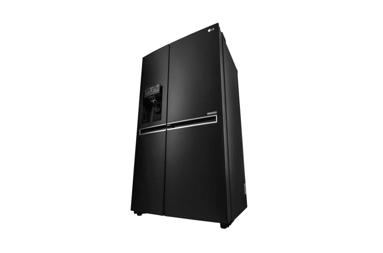 LG 625L Door in Door™ Side by Side (Svart) - Energiklass F, Vatten/is via röranslutning, Smart Diagnosis™ med Wi-Fi, GSJ760WBXV