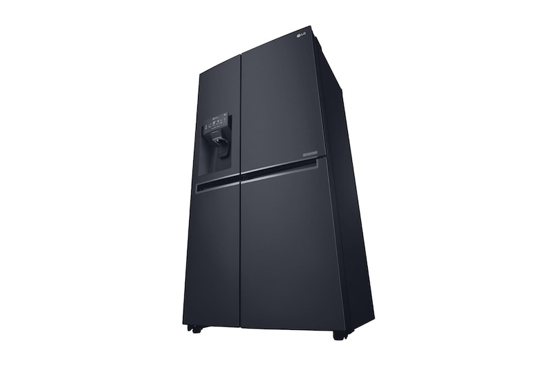LG 625 L Door in Door™ Side by Side (Matte Black) - Energiklass F, Vatten/is utan röranslutning, Smart Diagnosis™ med Wi-Fi, GSJ761MCUZ