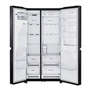 LG 625L Door in Door™ Side by Side (Matte Black) - Energiklass F, Vatten/is utan röranslutning, Smart Diagnosis™ med Wi-Fi, GSJ761MCZZ