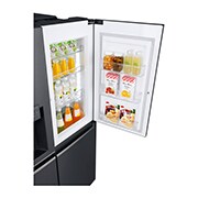 LG 625L Door in Door™ Side by Side (Matte Black) - Energiklass F, Vatten/is utan röranslutning, Smart Diagnosis™ med Wi-Fi, GSJ761MCZZ