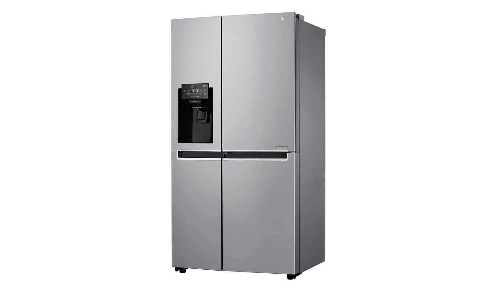 LG 625L Door in Door™ Side by Side (Shiny Steel) - Energiklass F, Vatten/is utan röranslutning, Smart Diagnosis™ med Wi-Fi, GSJ761PZTZ