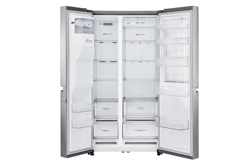 LG 625L Door in Door™ Side by Side (Noble Steel) - Energiklass E, Vatten/is med röranslutning, Smart Diagnosis™ med Wi-Fi, GSJ960NSZE