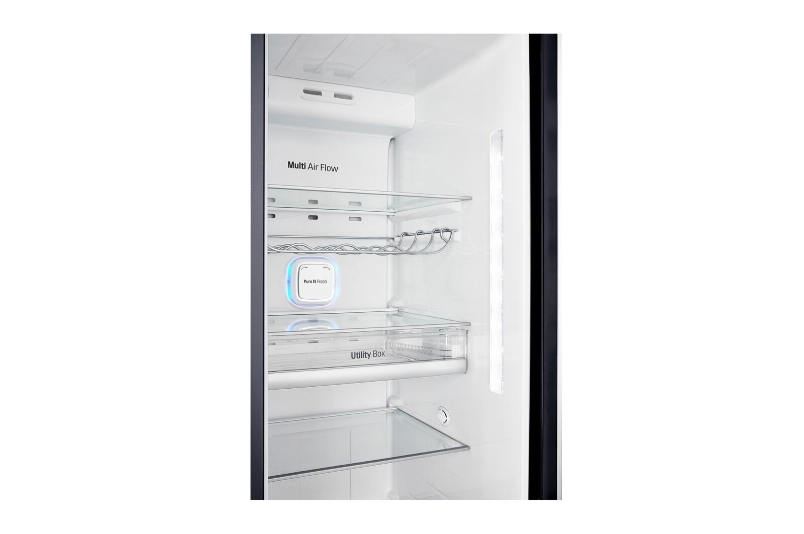 LG 625L Door in Door™ Side by Side (Matte Black) - Energiklass E, Vatten/is utan röranslutning, Smart Diagnosis™ med Wi-Fi, GSJ961MCCZ