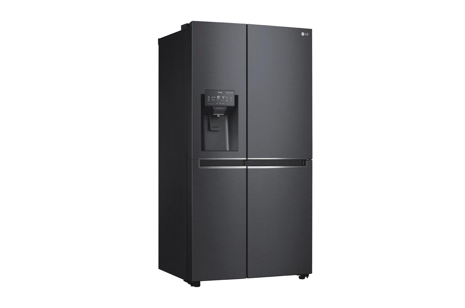 LG 625L Door in Door™ Side by Side (Matte Black) - Energiklass E, Vatten/is utan röranslutning, Smart Diagnosis™ med Wi-Fi, GSJ961MCCZ