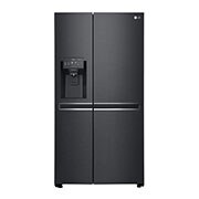 LG 625L Door in Door™ Side by Side (Matte Black) - Energiklass E, Vatten/is utan röranslutning, Smart Diagnosis™ med Wi-Fi, GSJ961MCCZ