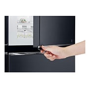 LG 625L Door in Door™ Side by Side (Matte Black) - Energiklass E, Vatten/is utan röranslutning, Smart Diagnosis™ med Wi-Fi, GSJ961MCCZ