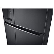 LG 625L Door in Door™ Side by Side (Matte Black) - Energiklass E, Vatten/is utan röranslutning, Smart Diagnosis™ med Wi-Fi, GSJ961MCCZ