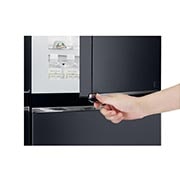 LG 625L Door in Door™ Side by Side (Matte Black) - Energiklass F, Vatten/is utan röranslutning, Smart Diagnosis™ med Wi-Fi, GSJ961MCVZ