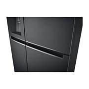 LG 625L Door in Door™ Side by Side (Matte Black) - Energiklass F, Vatten/is utan röranslutning, Smart Diagnosis™ med Wi-Fi, GSJ961MCVZ
