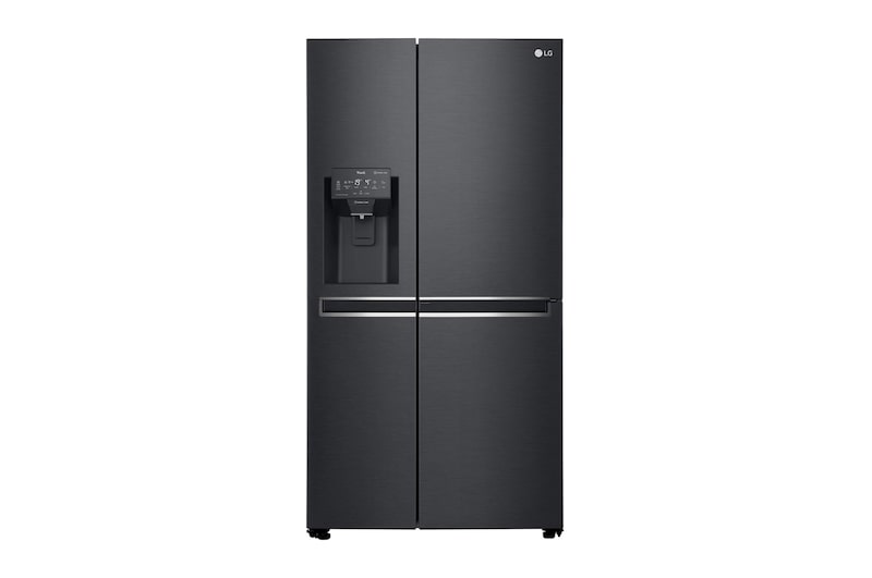 LG 625L Door in Door™ Side by Side (Matte Black) - Energiklass F, Vatten/is utan röranslutning, Smart Diagnosis™ med Wi-Fi, GSJ961MCVZ