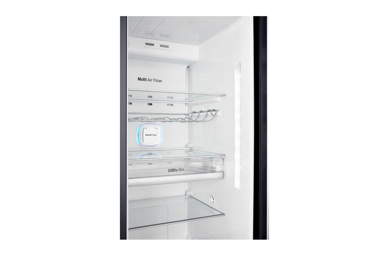 LG 625L Door in Door™ Side by Side (Matte Black) - Energiklass F, Vatten/is utan röranslutning, Smart Diagnosis™ med Wi-Fi, GSJ961MCVZ