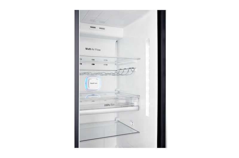 LG 625L Door in Door™ Side by Side (Matte Black) - Energiklass F, Vatten/is utan röranslutning, Smart Diagnosis™ med Wi-Fi, GSJ961MCVZ