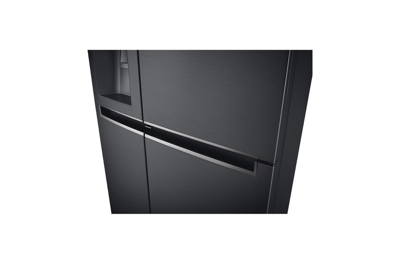 LG 625L Door in Door™ Side by Side (Matte Black) - Energiklass F, Vatten/is utan röranslutning, Smart Diagnosis™ med Wi-Fi, GSJ961MCVZ