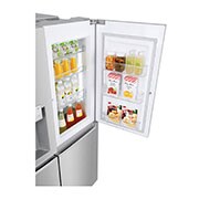 LG 625L Door in Door™ Side by Side (Noble Steel) - Energiklass E, Vatten/is utan röranslutning, Smart Diagnosis™ med Wi-Fi, GSJ961NSZE