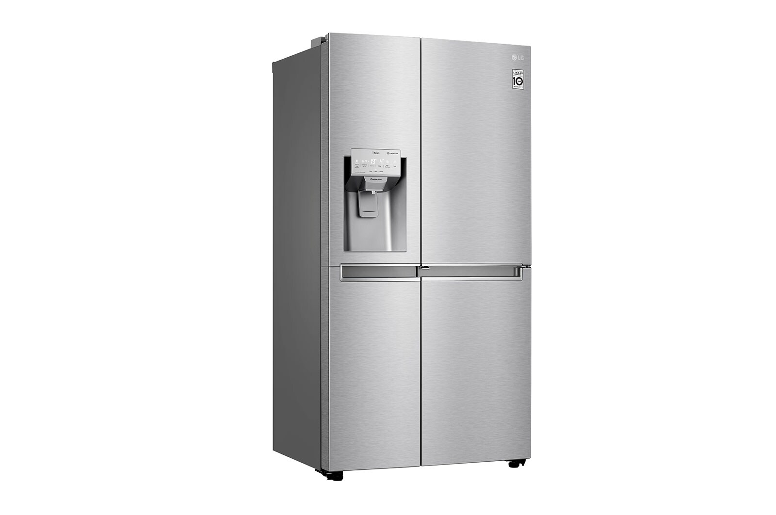 LG 625L Door in Door™ Side by Side (Noble Steel) - Energiklass E, Vatten/is utan röranslutning, Smart Diagnosis™ med Wi-Fi, GSJ961NSZE