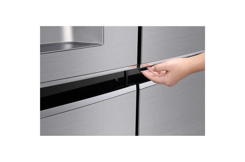 LG 625L Door in Door™ Side by Side (Shiny Steel) - Energiklass E, Vatten/is utan röranslutning, Smart Diagnosis™ med Wi-Fi, GSJ961PZCZ