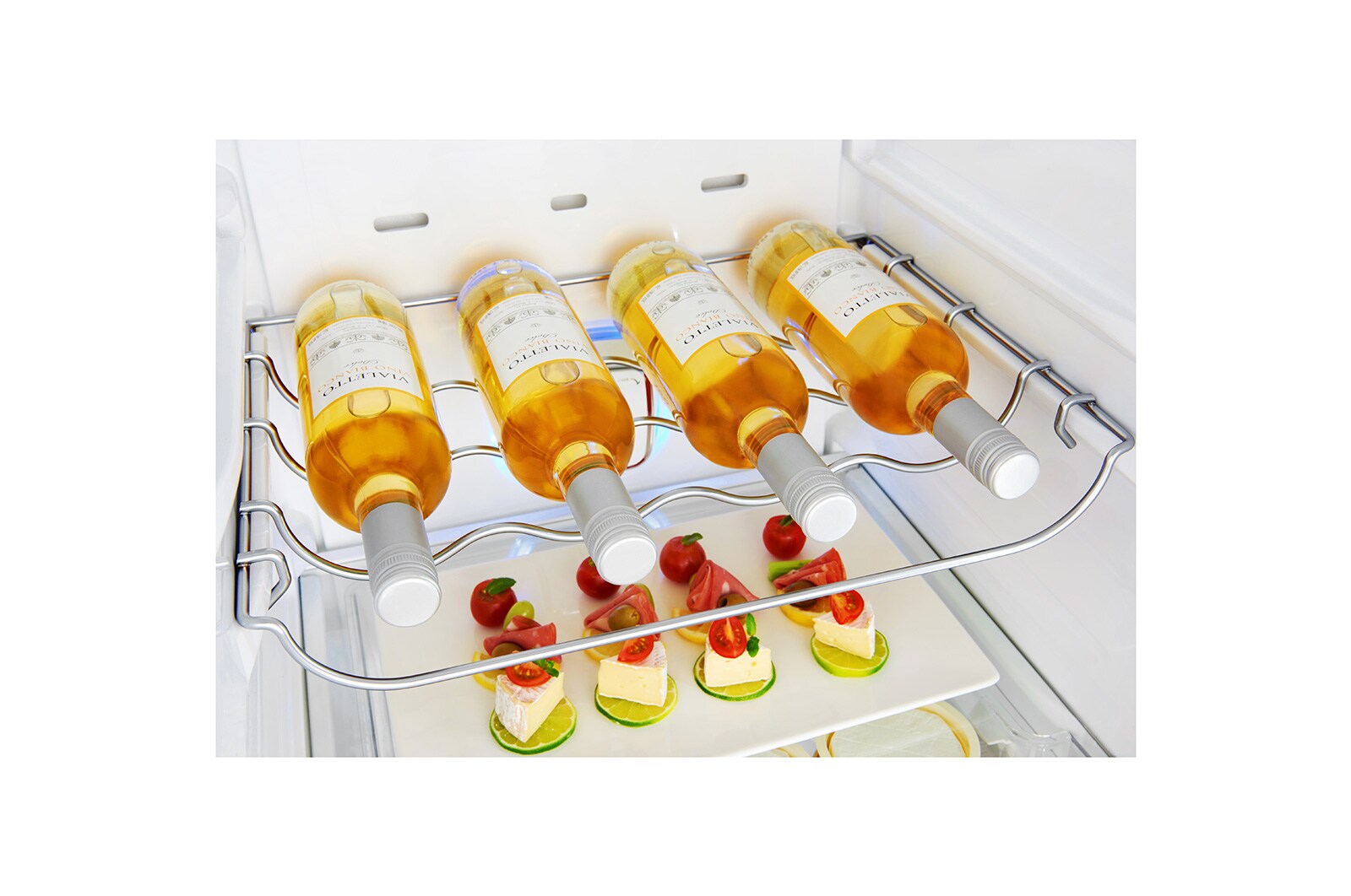 LG 625L Door in Door™ Side by Side (Shiny Steel) - Energiklass E, Vatten/is utan röranslutning, Smart Diagnosis™ med Wi-Fi, GSJ961PZCZ