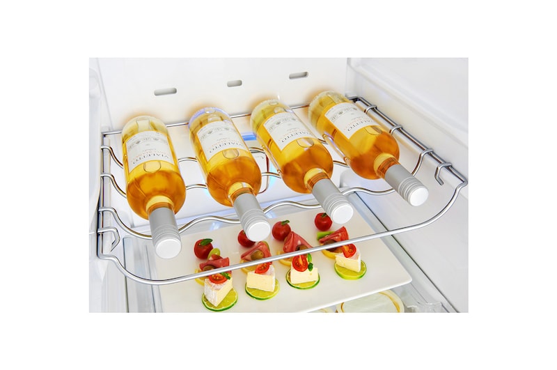 LG 625L Door in Door™ Side by Side (Shiny Steel) - Energiklass E, Vatten/is utan röranslutning, Smart Diagnosis™ med Wi-Fi, GSJ961PZCZ