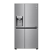 LG 625L Door in Door™ Side by Side (Shiny Steel) - Energiklass F, Vatten/is utan röranslutning, Smart Diagnosis™ med Wi-Fi, GSJ961PZVZ