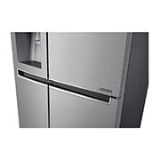 LG 625L Door in Door™ Side by Side (Shiny Steel) - Energiklass F, Vatten/is utan röranslutning, Smart Diagnosis™ med Wi-Fi, GSJ961PZVZ