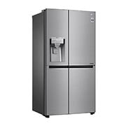 LG 625L Door in Door™ Side by Side (Shiny Steel) - Energiklass F, Vatten/is utan röranslutning, Smart Diagnosis™ med Wi-Fi, GSJ961PZVZ