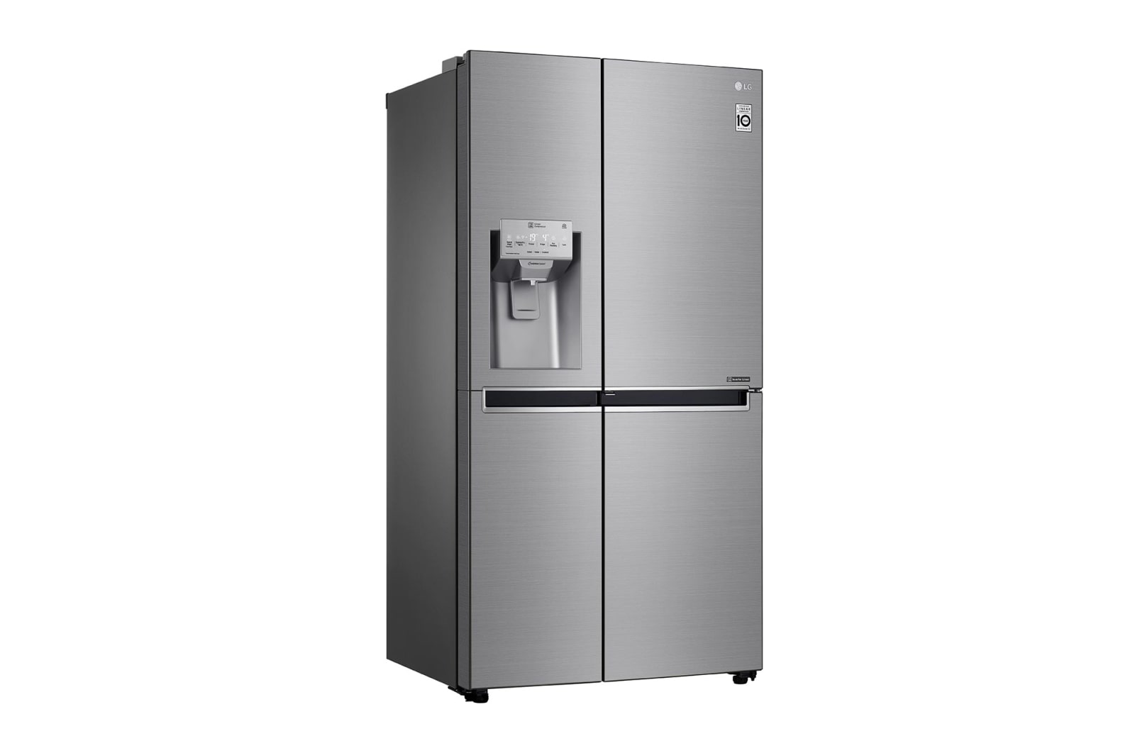 LG 625L Door in Door™ Side by Side (Shiny Steel) - Energiklass F, Vatten/is utan röranslutning, Smart Diagnosis™ med Wi-Fi, GSJ961PZVZ