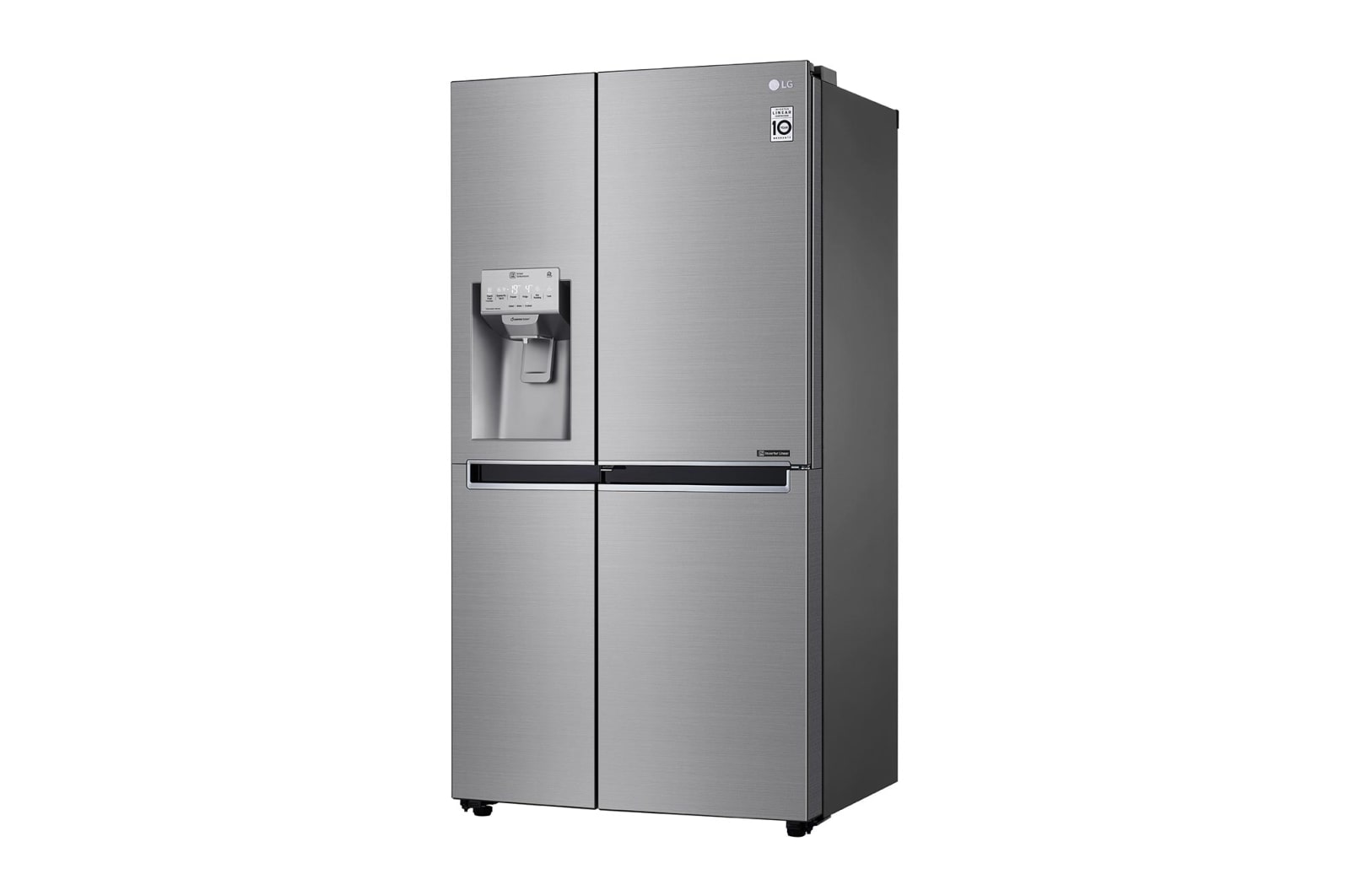 LG 625L Door in Door™ Side by Side (Shiny Steel) - Energiklass F, Vatten/is utan röranslutning, Smart Diagnosis™ med Wi-Fi, GSJ961PZVZ