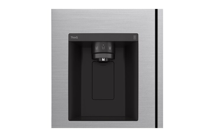 LG 635L Door in Door™ Side by Side (Shiny Steel), Energiklass E, Vatten/is via röranslutning, Smart Diagnosis™ med Wi-Fi, GSJV70PZTE
