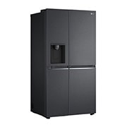 LG 635L Door in Door™ Side by Side (Matte Black Steel), Energiklass E, Vatten/is utan röranslutning, Smart Diagnosis™ med Wi-Fi, GSJV71MCTE