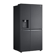 LG 635L Door in Door™ Side by Side (Matte Black Steel), Energiklass E, Vatten/is utan röranslutning, Smart Diagnosis™ med Wi-Fi, GSJV91MCAE
