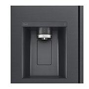 LG 635L Door in Door™ Side by Side (Matte Black Steel), Energiklass E, Vatten/is utan röranslutning, Smart Diagnosis™ med Wi-Fi, GSJV91MCAE