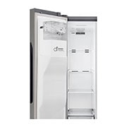 LG 606L Side by Side (Mörkgrå) - Energiklass F, Vatten/is via röranslutning, Smart Diagnosis™, GSL360ICEZ