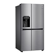 LG 625L Side by Side (Shiny Steel) - Energiklass E, Vatten/is utan röranslutning, Smart Diagnosis™ med Wi-Fi, GSL461ICEE