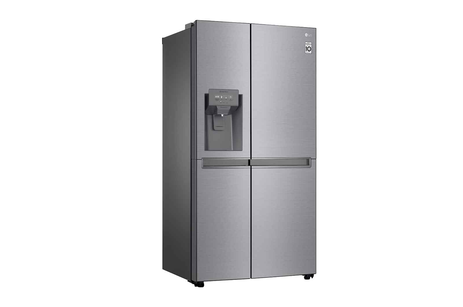 LG 625L Side by Side (Shiny Steel) - Energiklass F, Vatten/is via röranslutning, Smart Diagnosis™, GSL480PZXV