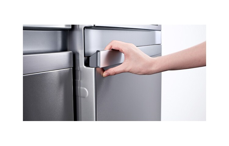 LG Avfrostningsfritt och Side-by-Side skåp med isdispenser (Nettovolym 540 liter), GSL545NSQZ