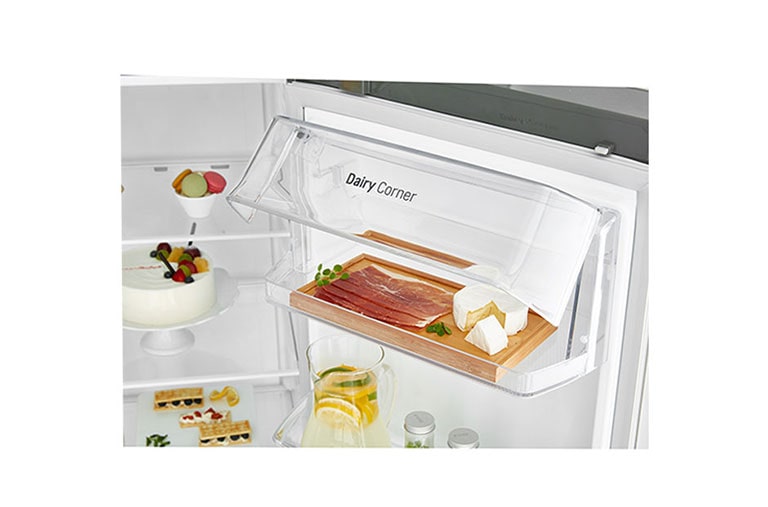 LG 606L Side by Side (Shiny Steel) - Energiklass F, Vatten/is via röranslutning, Smart Diagnosis™, GSL560PZXV
