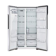 LG 606L Side by Side (Shiny Steel) - Energiklass F, Vatten/is utan röranslutning, Smart Diagnosis™, GSL561PZUZ