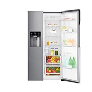 LG 606L Side by Side (Shiny Steel) - Energiklass F, Vatten/is utan röranslutning, Smart Diagnosis™, GSL561PZUZ